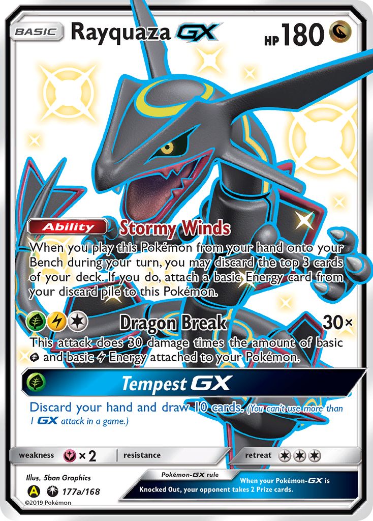 Rayquaza GX (177a/168) [Alternate Art Promos] | Galaxy Games LLC