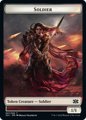 Faerie Rogue // Soldier Double-Sided Token [Double Masters 2022 Tokens] | Galaxy Games LLC