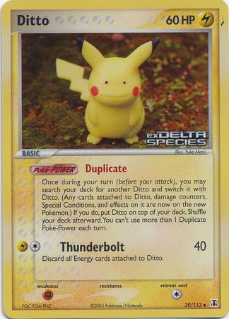Ditto (39/113) (Stamped) [EX: Delta Species] | Galaxy Games LLC