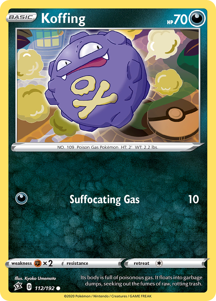 Koffing (112/192) [Sword & Shield: Rebel Clash] | Galaxy Games LLC