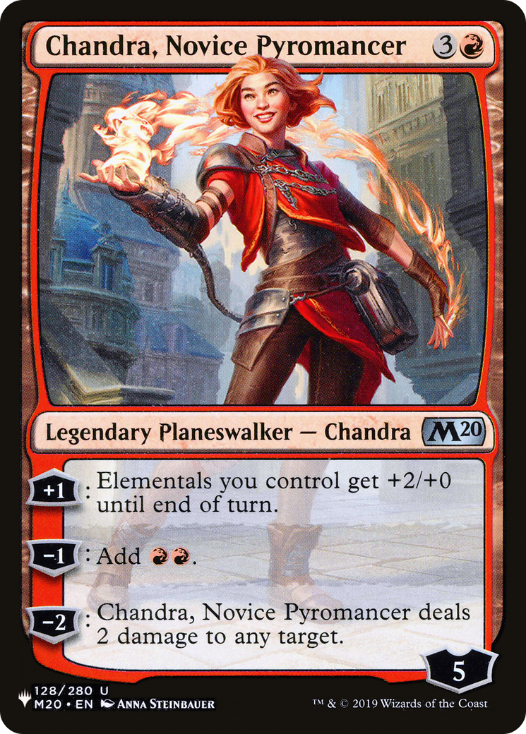 Chandra, Novice Pyromancer [The List] | Galaxy Games LLC