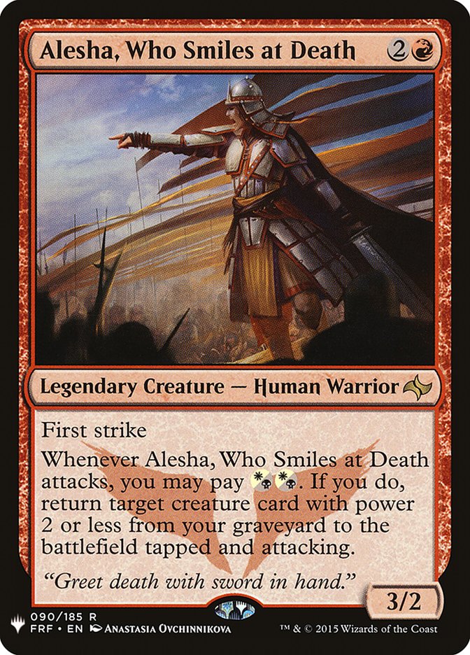 Alesha, Who Smiles at Death [Mystery Booster] | Galaxy Games LLC
