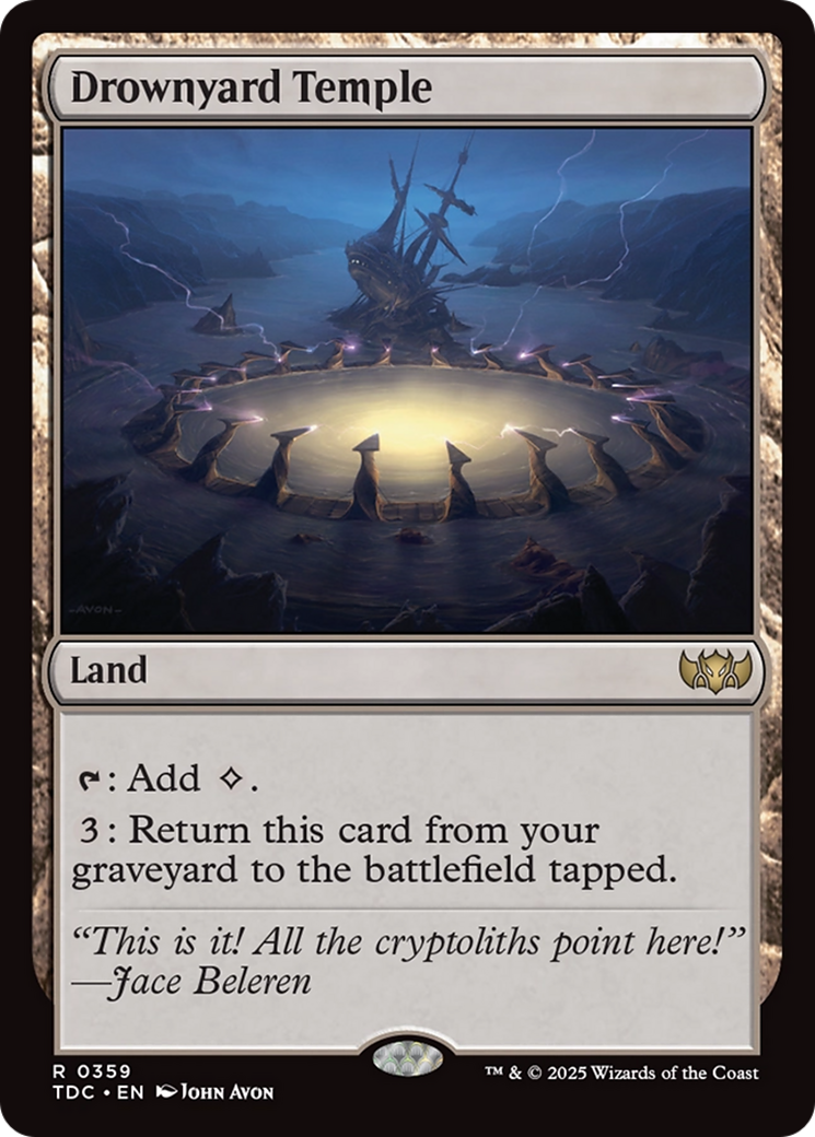 Drownyard Temple [Tarkir: Dragonstorm Commander] | Galaxy Games LLC