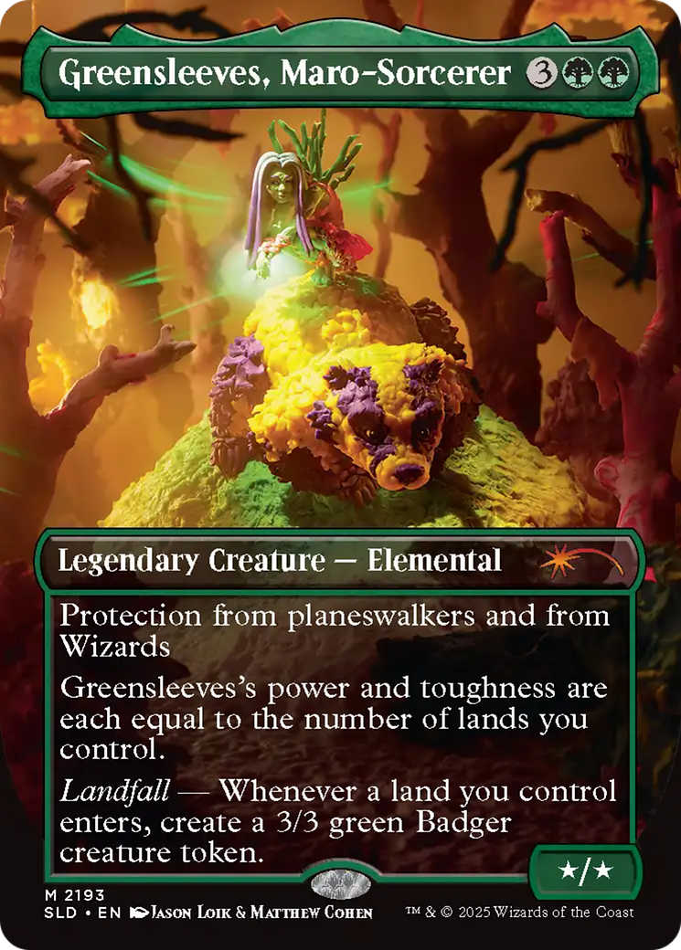 Greensleeves, Maro-Sorcerer (Rainbow Foil) [Secret Lair Drop Series] | Galaxy Games LLC
