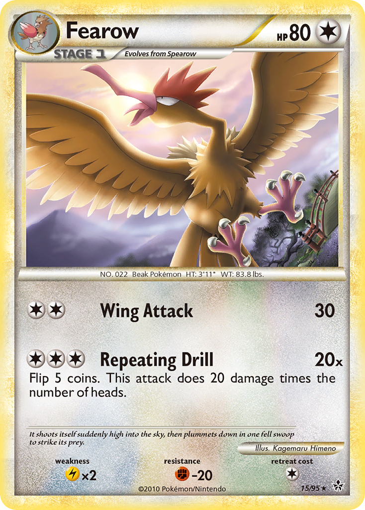 Fearow (15/95) [HeartGold & SoulSilver: Unleashed] | Galaxy Games LLC