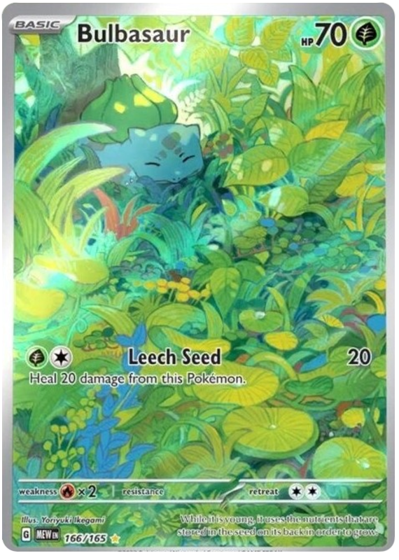 Bulbasaur (166/165) [Scarlet & Violet: 151] | Galaxy Games LLC