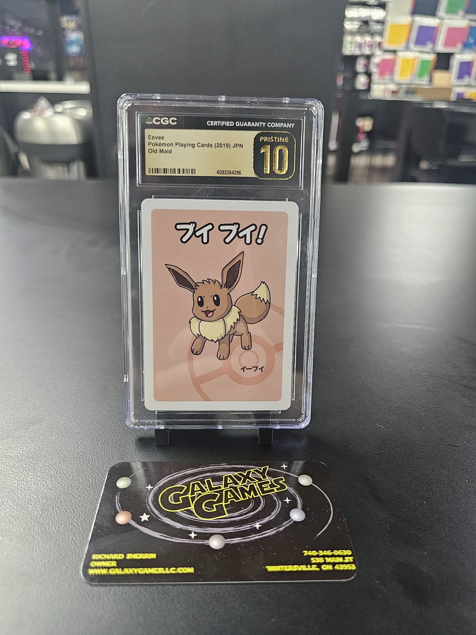CGC Pristine 10 Eevee Old Maid JP 6082264296 | Galaxy Games LLC