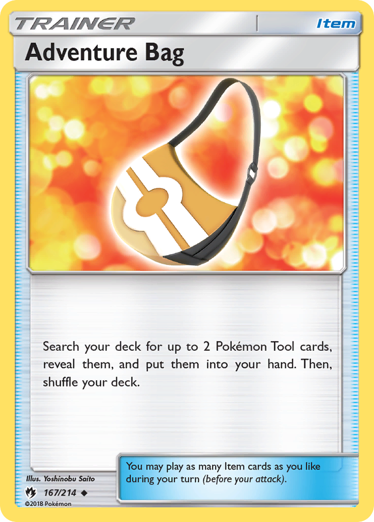Adventure Bag (167/214) [Sun & Moon: Lost Thunder] | Galaxy Games LLC