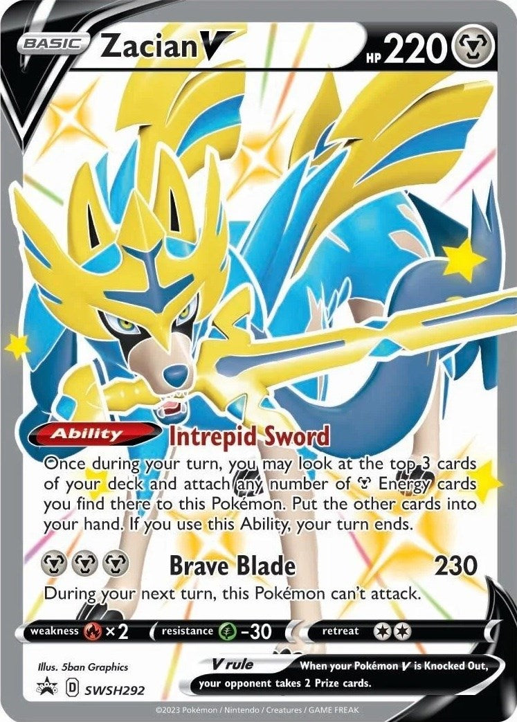 Zacian V (SWSH292) [Sword & Shield: Black Star Promos] | Galaxy Games LLC