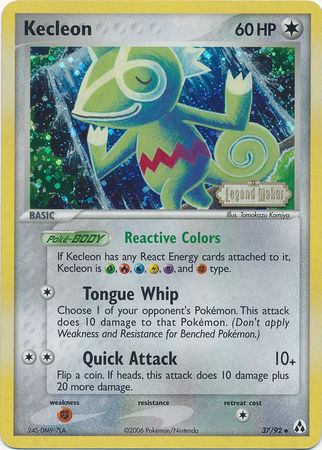 Kecleon (37/92) (Stamped) [EX: Legend Maker] | Galaxy Games LLC