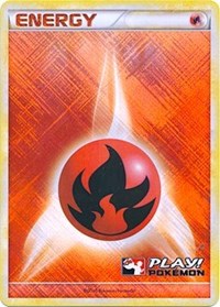 Fire Energy (2010 Play Pokemon Promo) [League & Championship Cards] | Galaxy Games LLC