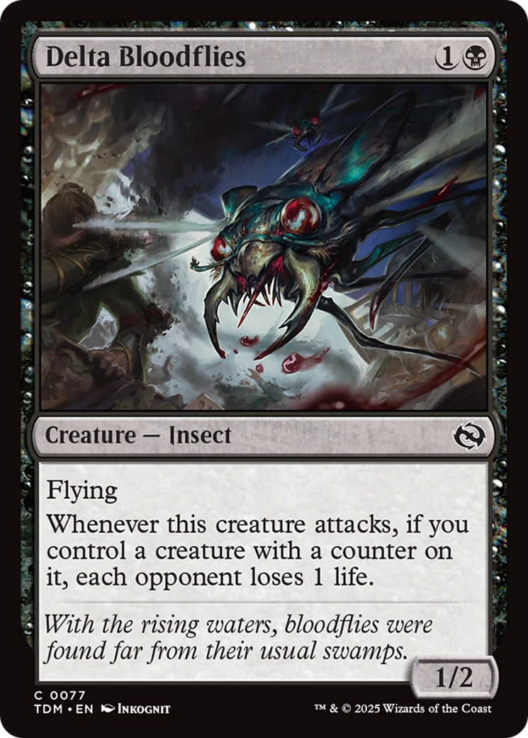Delta Bloodflies [Tarkir: Dragonstorm] | Galaxy Games LLC