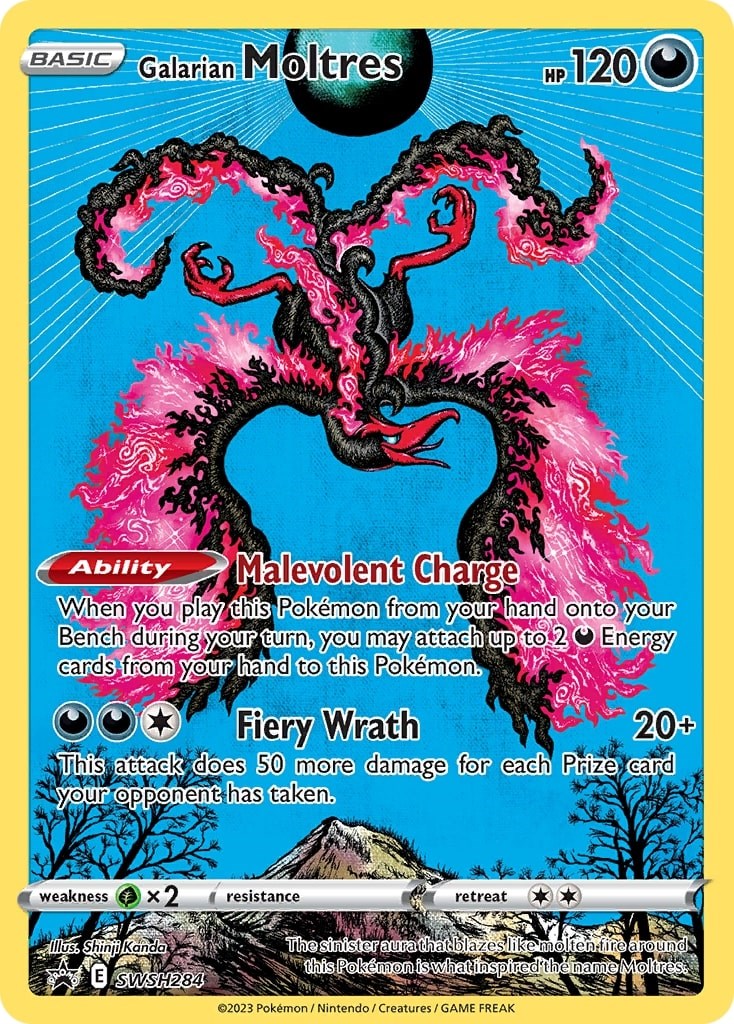 Galarian Moltres (SWSH284) [Sword & Shield: Black Star Promos] | Galaxy Games LLC