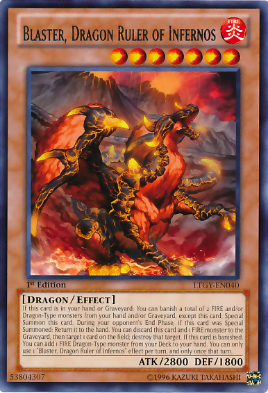 Blaster, Dragon Ruler of Infernos [LTGY-EN040] Rare | Galaxy Games LLC
