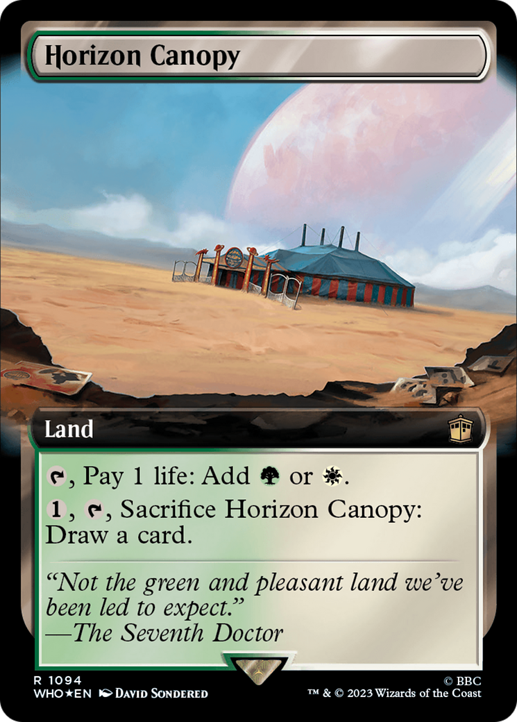 Horizon Canopy (Extended Art) (Surge Foil) [Doctor Who] | Galaxy Games LLC