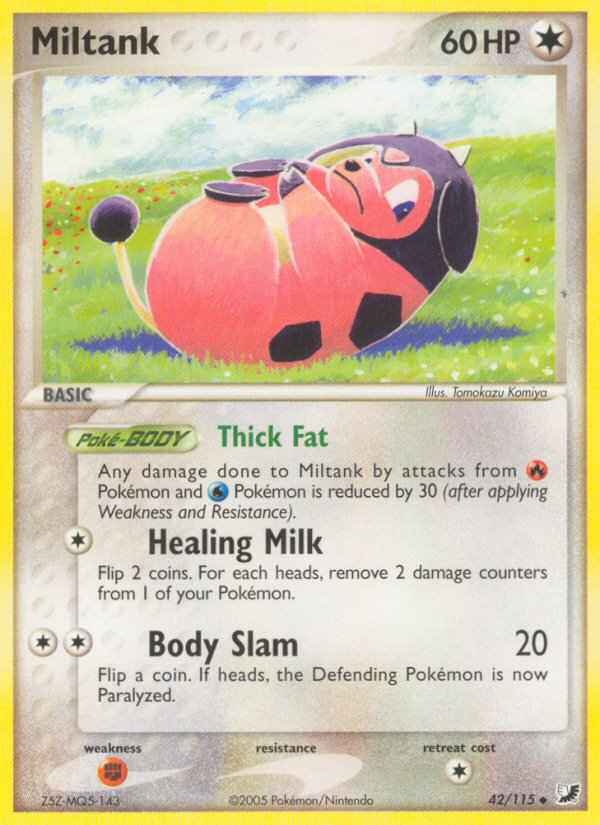 Miltank (42/115) [EX: Unseen Forces] | Galaxy Games LLC