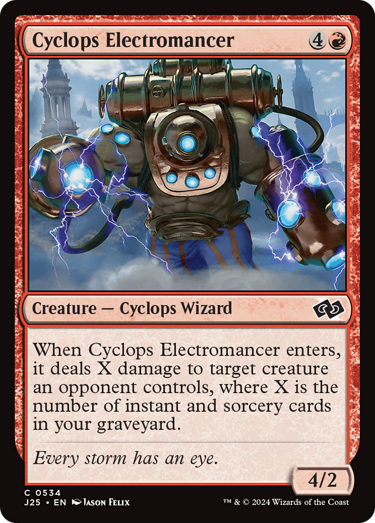 Cyclops Electromancer [Foundations Jumpstart] | Galaxy Games LLC