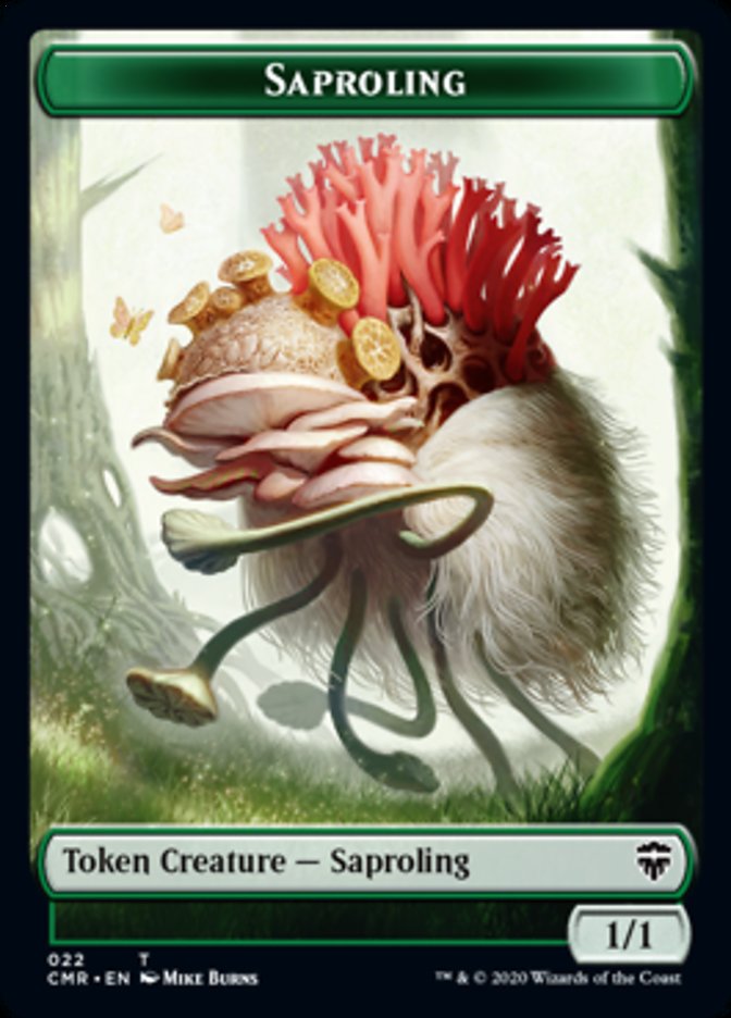 Copy (023) // Saproling Double-Sided Token [Commander Legends Tokens] | Galaxy Games LLC