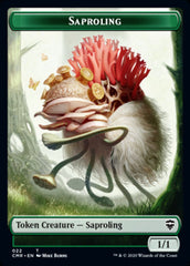 Illusion // Saproling Double-Sided Token [Commander Legends Tokens] | Galaxy Games LLC