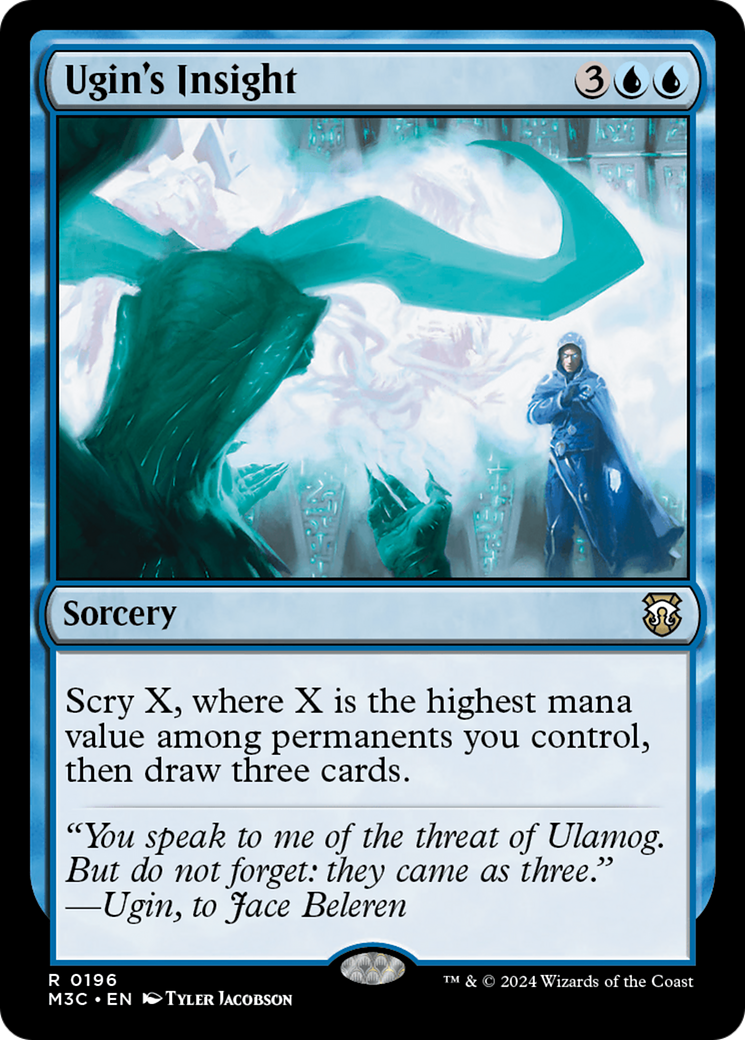 Ugin's Insight (Ripple Foil) [Modern Horizons 3 Commander] | Galaxy Games LLC