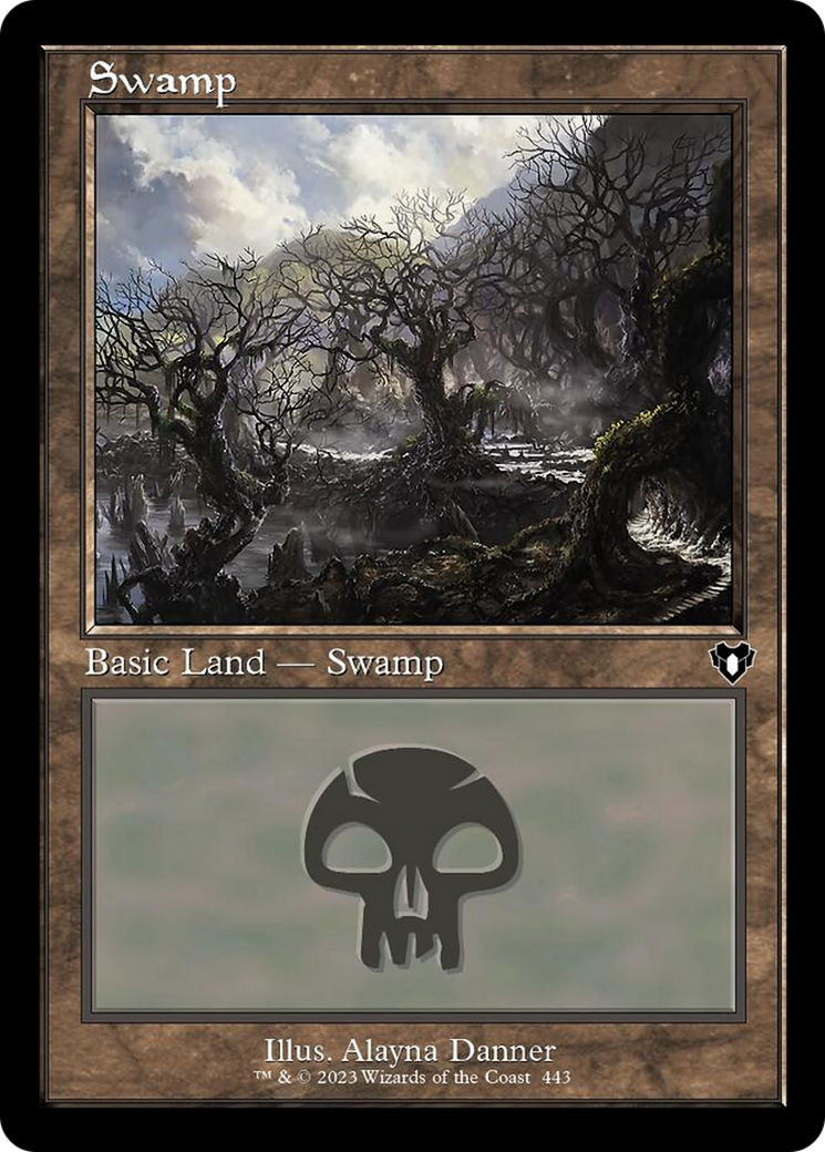 Swamp (443) (Retro) [Commander Masters] | Galaxy Games LLC