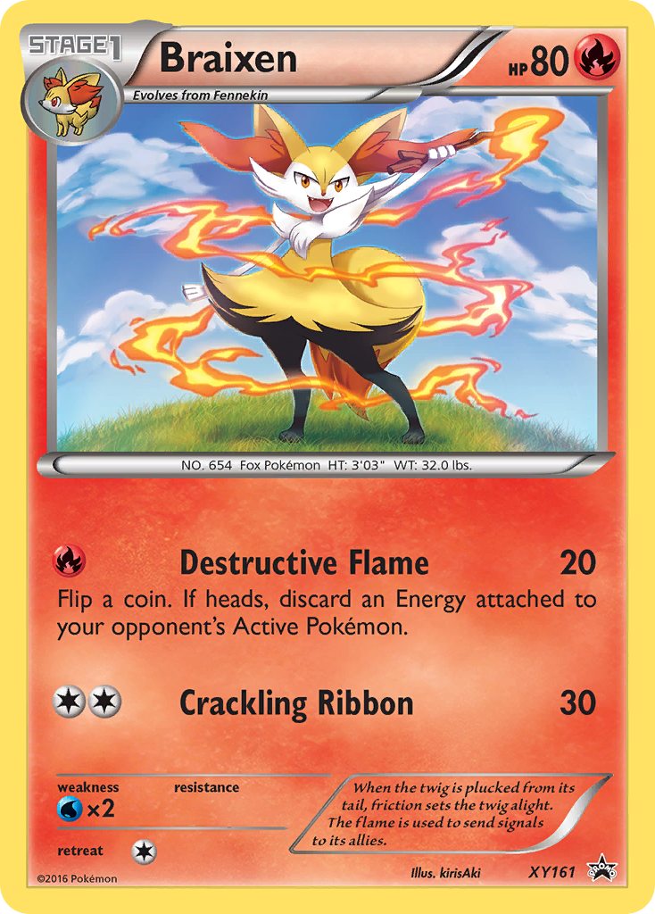 Braixen (XY161) [XY: Black Star Promos] | Galaxy Games LLC