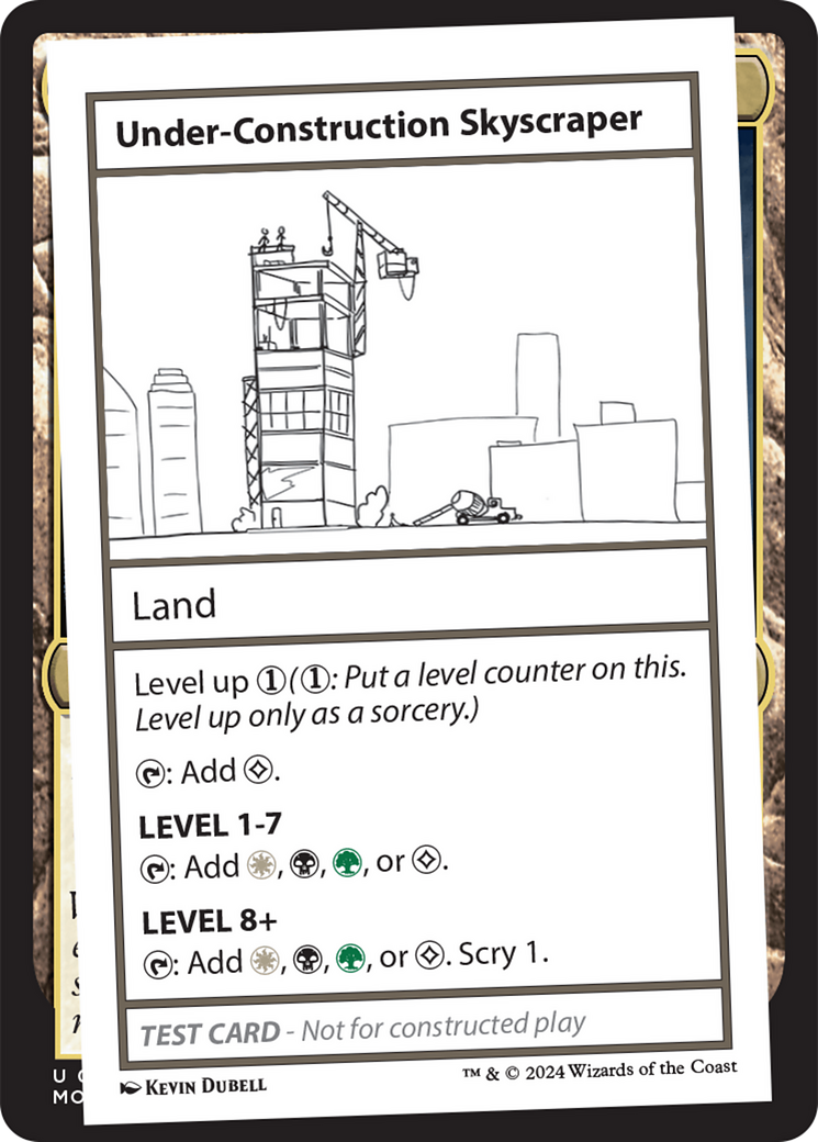 Under-Construction Skyscraper [Mystery Booster 2 Playtest Cards] | Galaxy Games LLC