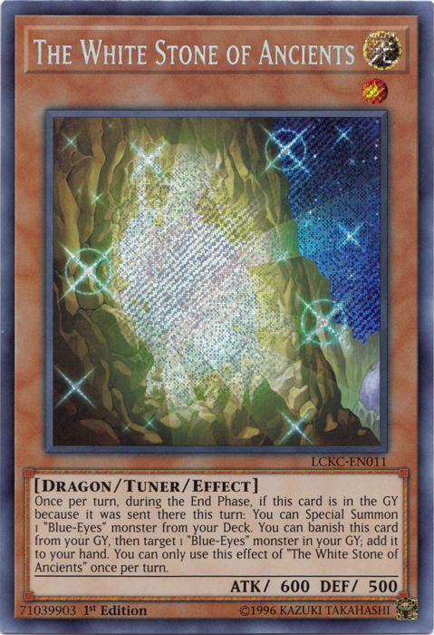 The White Stone of Ancients [LCKC-EN011] Secret Rare | Galaxy Games LLC