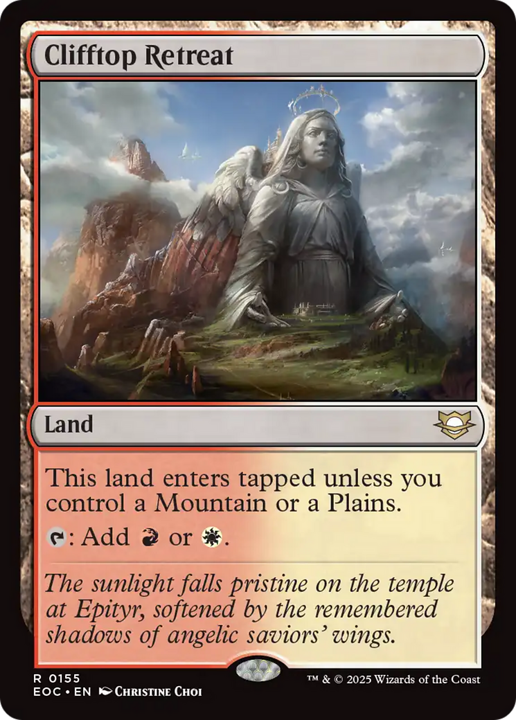 Clifftop Retreat [Edge of Eternities Commander] | Galaxy Games LLC