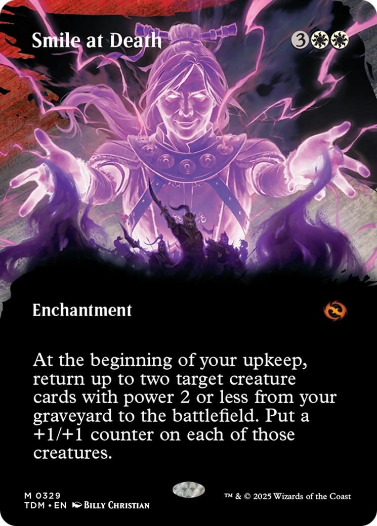 Smile at Death (Borderless) [Tarkir: Dragonstorm] | Galaxy Games LLC