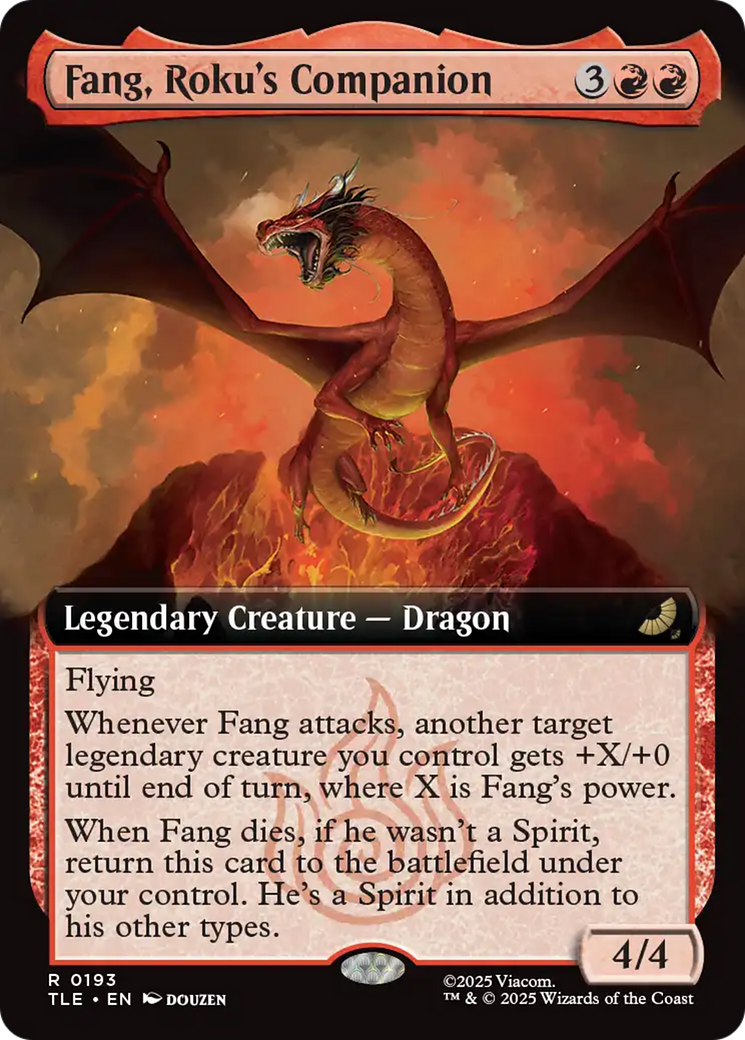 Fang, Roku's Companion (Extended Art) [Avatar: The Last Airbender: Eternal-Legal] | Galaxy Games LLC