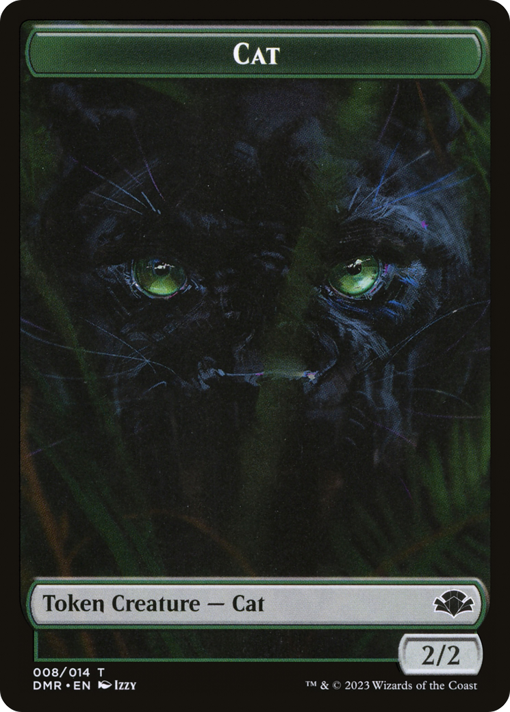 Cat Token (008) [Dominaria Remastered Tokens] | Galaxy Games LLC