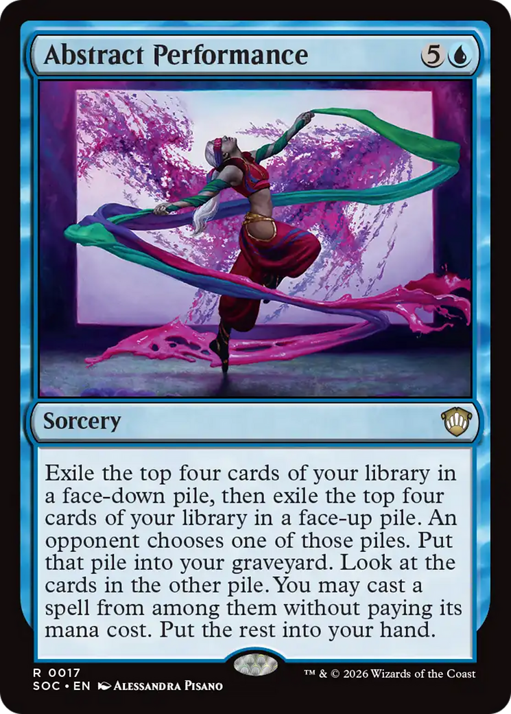Abstract Performance [Secrets of Strixhaven Commander] | Galaxy Games LLC