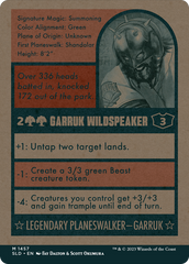 Garruk Wildspeaker [Secret Lair Drop Series] | Galaxy Games LLC