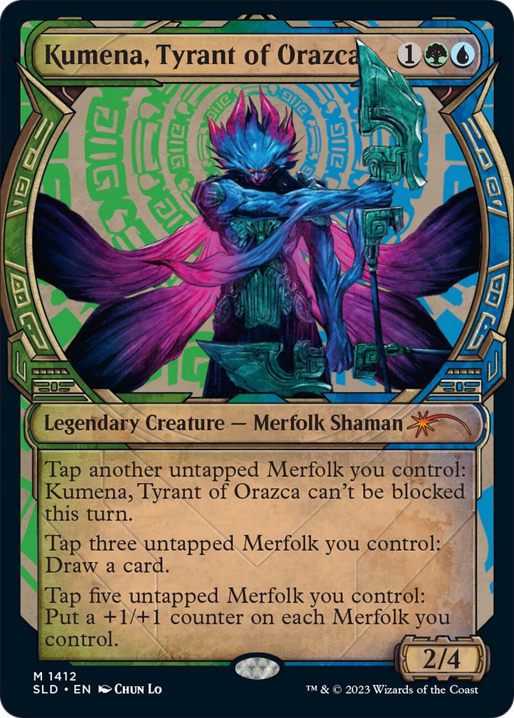 Kumena, Tyrant of Orazca (Rainbow Foil) [Secret Lair Drop Series] | Galaxy Games LLC