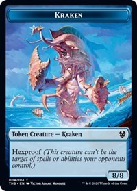 Kraken // Satyr Double-Sided Token [Theros Beyond Death Tokens] | Galaxy Games LLC