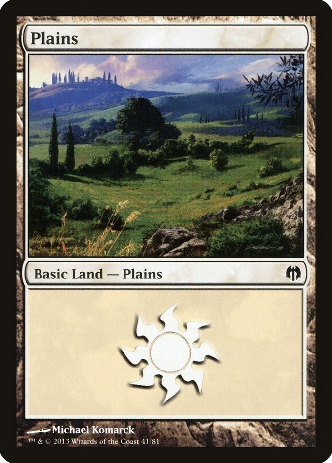 Plains (41) [Duel Decks: Heroes vs. Monsters] | Galaxy Games LLC