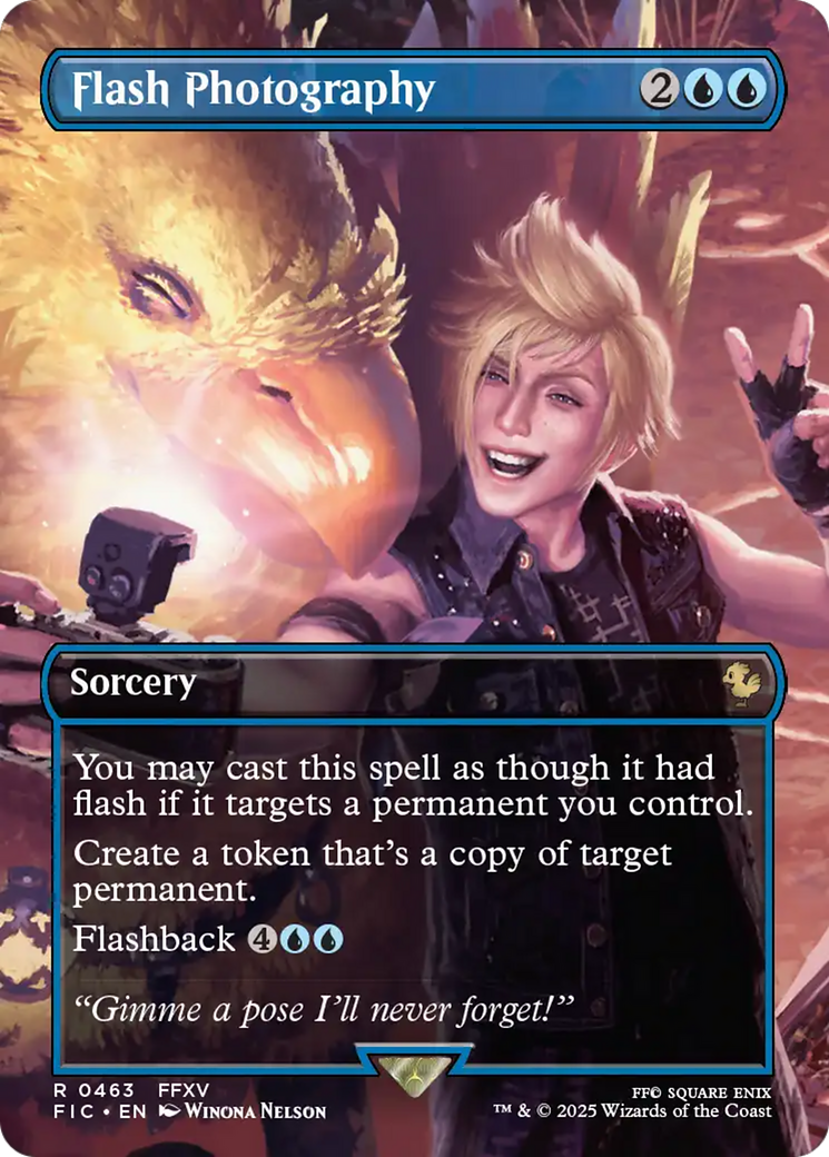 Flash Photography (Borderless) [FINAL FANTASY Commander] | Galaxy Games LLC