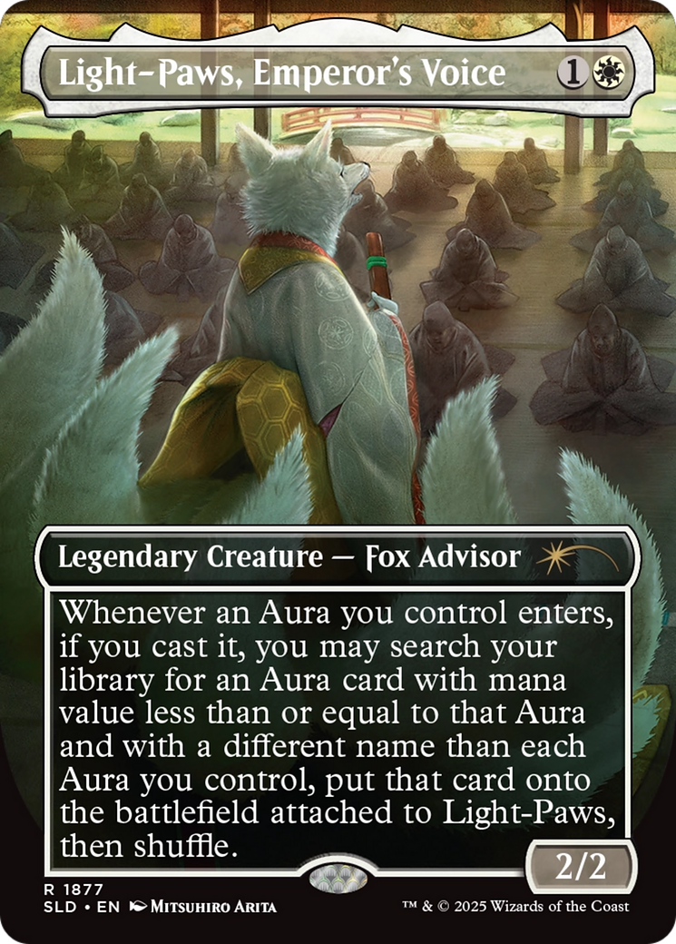 Light-Paws, Emperor's Voice (Rainbow Foil) [Secret Lair Drop Series] | Galaxy Games LLC