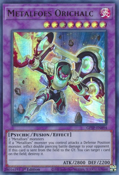 Metalfoes Orichalc [GFTP-EN094] Ultra Rare | Galaxy Games LLC