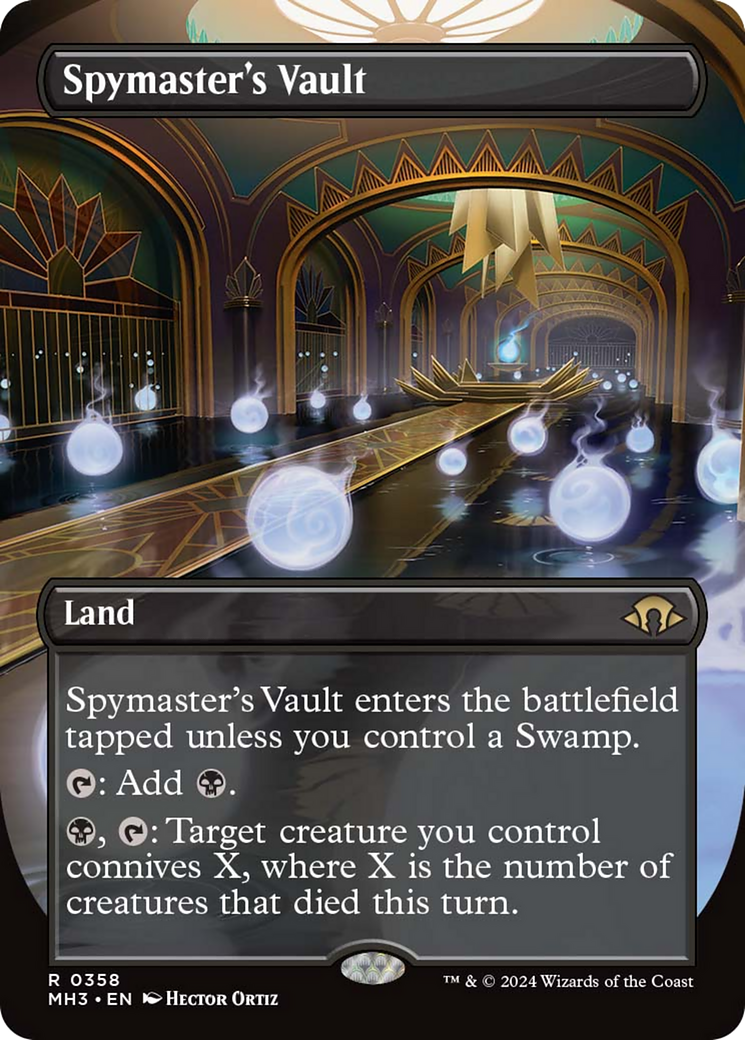 Spymaster's Vault (Borderless) [Modern Horizons 3] | Galaxy Games LLC