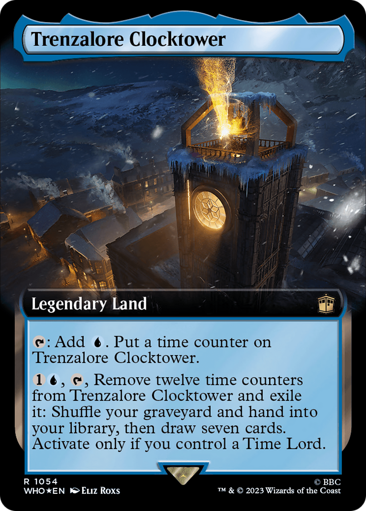 Trenzalore Clocktower (Extended Art) (Surge Foil) [Doctor Who] | Galaxy Games LLC