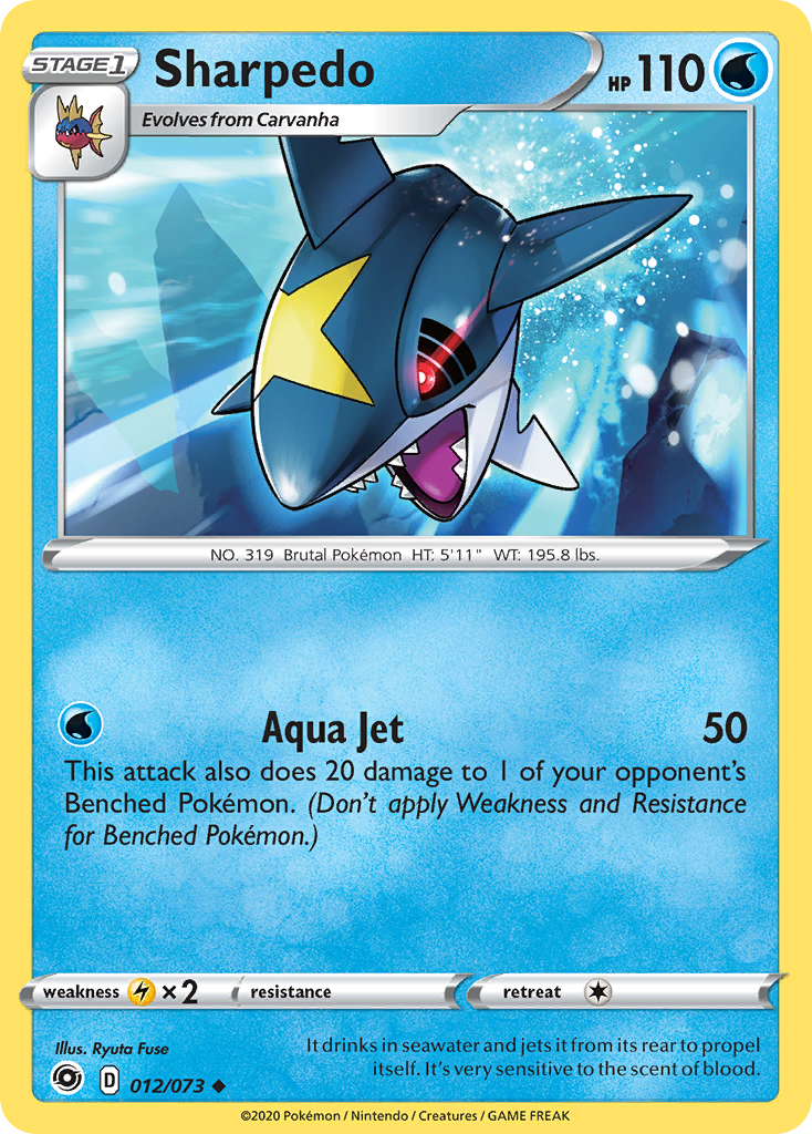 Sharpedo (012/073) [Sword & Shield: Champion's Path] | Galaxy Games LLC