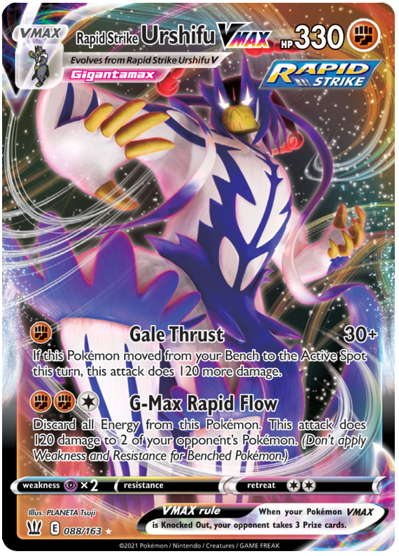 Rapid Strike Urshifu VMAX (088/163) (Jumbo Card) [Sword & Shield: Battle Styles] | Galaxy Games LLC