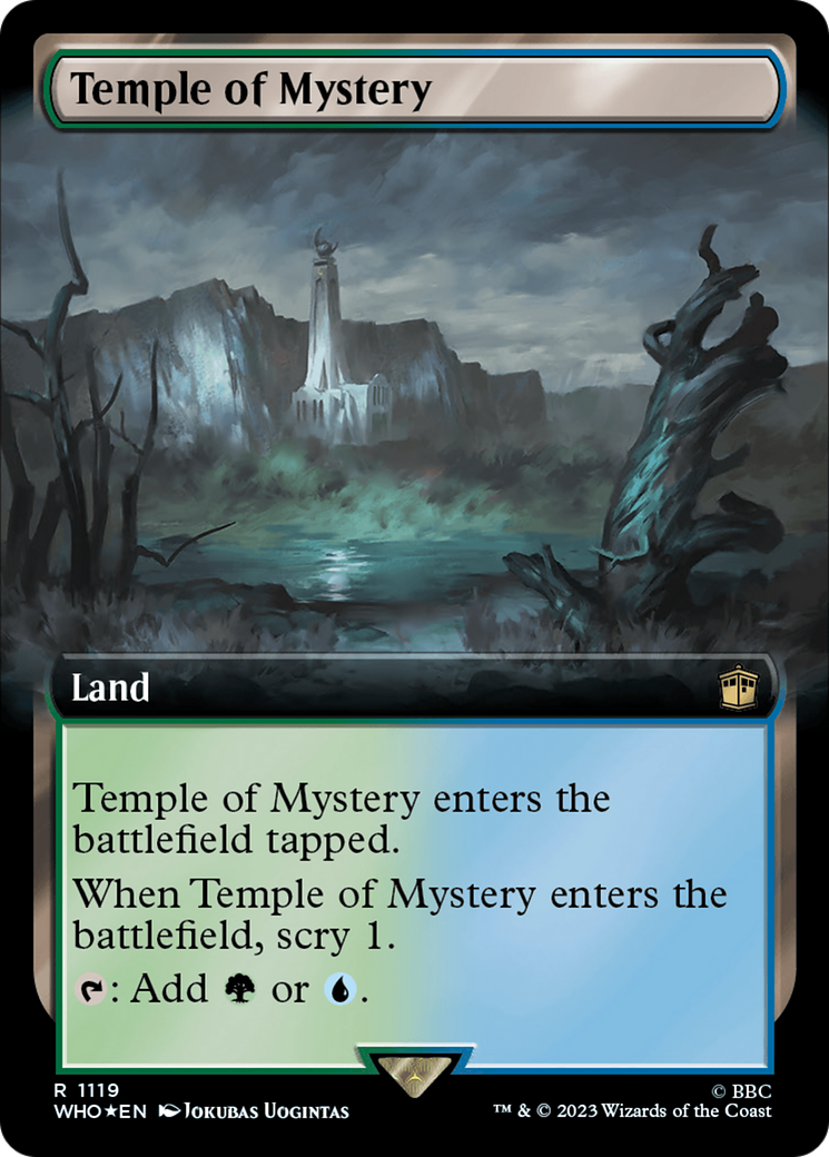 Temple of Mystery (Extended Art) (Surge Foil) [Doctor Who] | Galaxy Games LLC