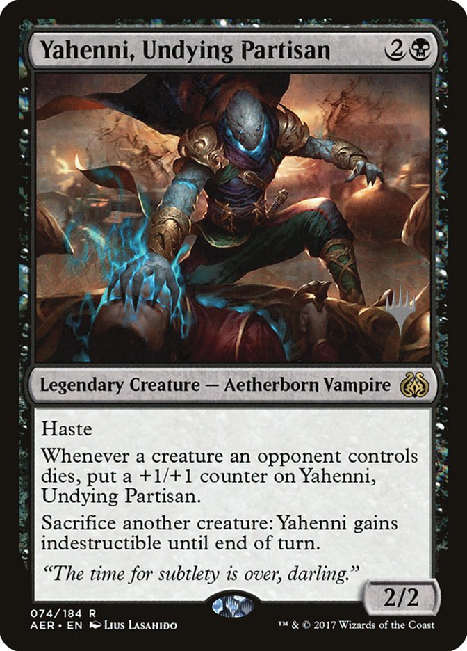 Yahenni, Undying Partisan (Promo Pack) [Aether Revolt Promos] | Galaxy Games LLC