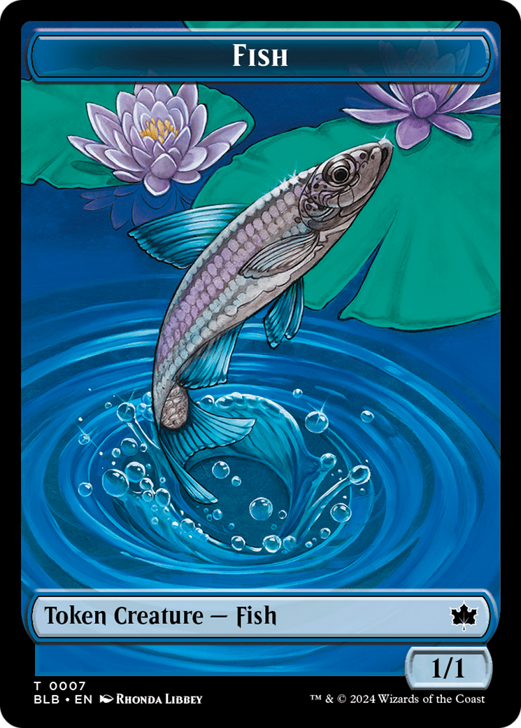 Fish Token [Bloomburrow Tokens] | Galaxy Games LLC