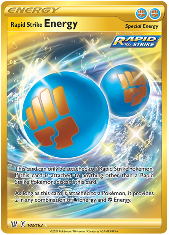 Rapid Strike Energy (182/163) [Sword & Shield: Battle Styles] | Galaxy Games LLC