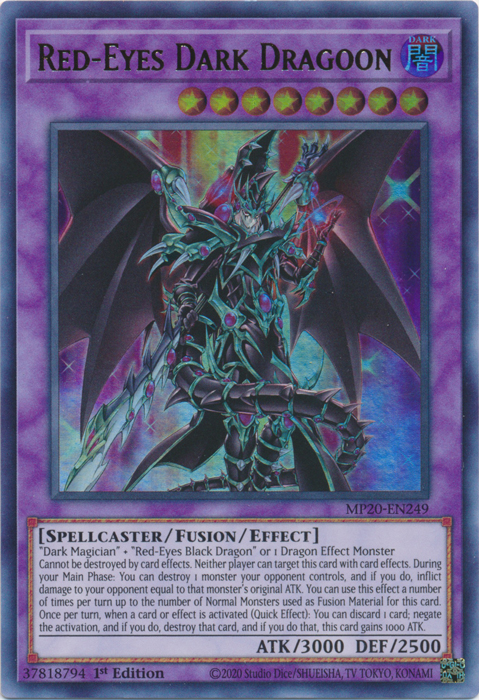 Red-Eyes Dark Dragoon [MP20-EN249] Ultra Rare | Galaxy Games LLC