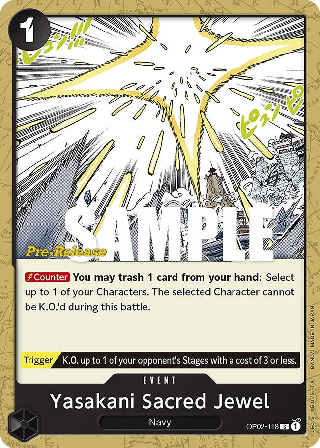 Yasakani Sacred Jewel [Paramount War Pre-Release Cards] | Galaxy Games LLC